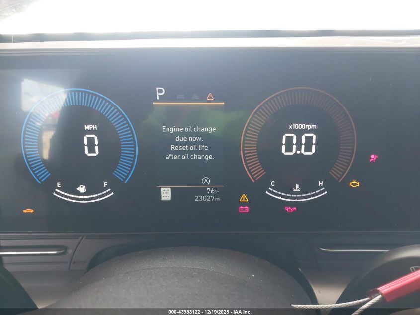 2024 Hyundai Kona Se VIN: KM8HA3AB2RU119655 Lot: 43983122