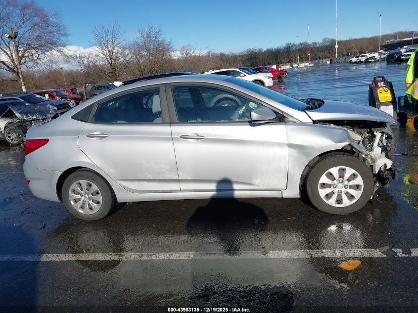 2016 Hyundai Accent Se VIN: KMHCT4AE7GU116686 Lot: 43983135