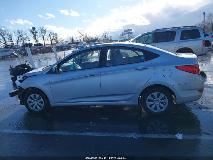 2016 Hyundai Accent Se VIN: KMHCT4AE7GU116686 Lot: 43983135