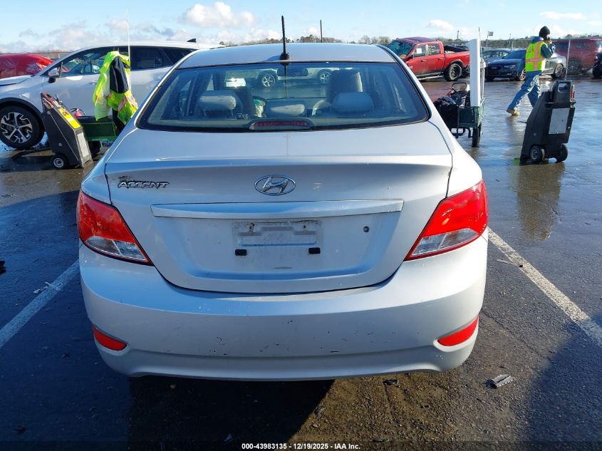 2016 Hyundai Accent Se VIN: KMHCT4AE7GU116686 Lot: 43983135