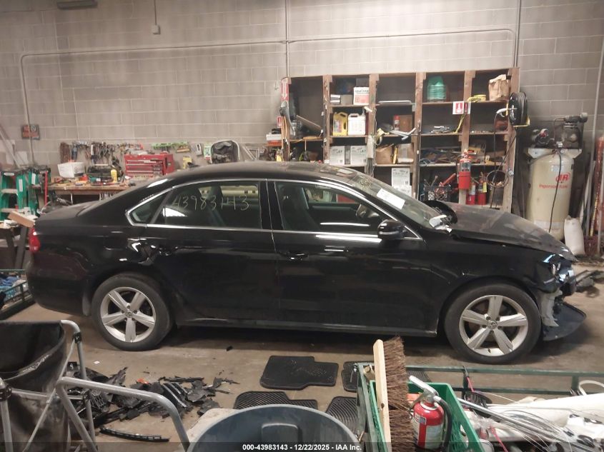 2013 Volkswagen Passat 2.5L Se VIN: 1VWBP7A31DC098365 Lot: 43983143