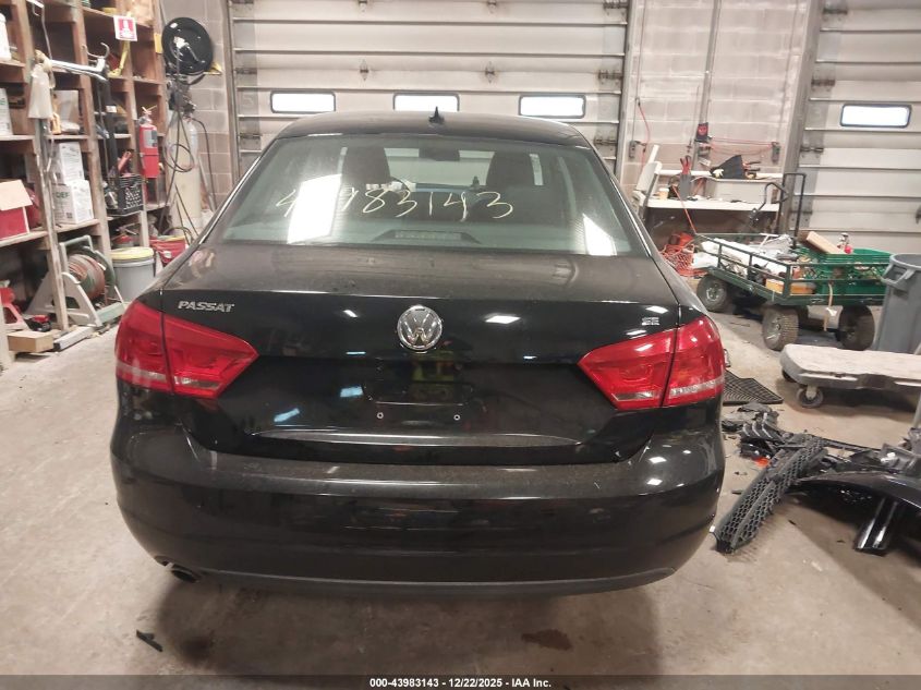 2013 Volkswagen Passat 2.5L Se VIN: 1VWBP7A31DC098365 Lot: 43983143