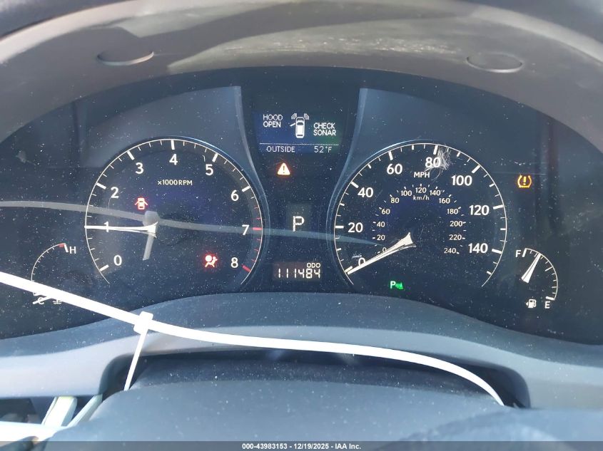 2012 Lexus Rx 350 VIN: 2T2ZK1BA7CC075815 Lot: 43983153