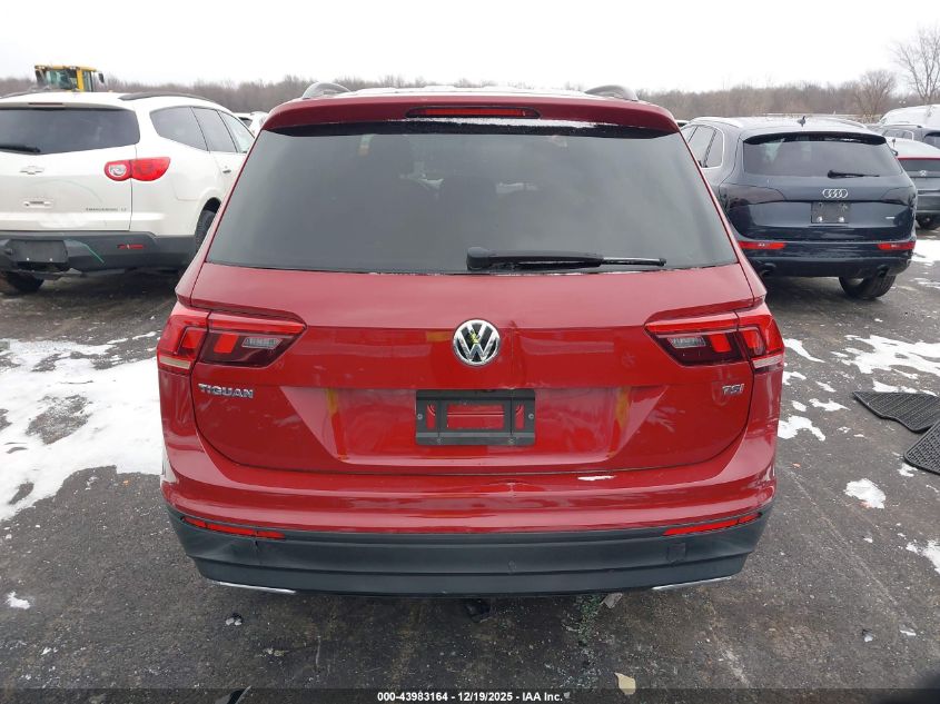 2018 Volkswagen Tiguan 2.0T S VIN: 3VV1B7AXXJM091572 Lot: 43983164
