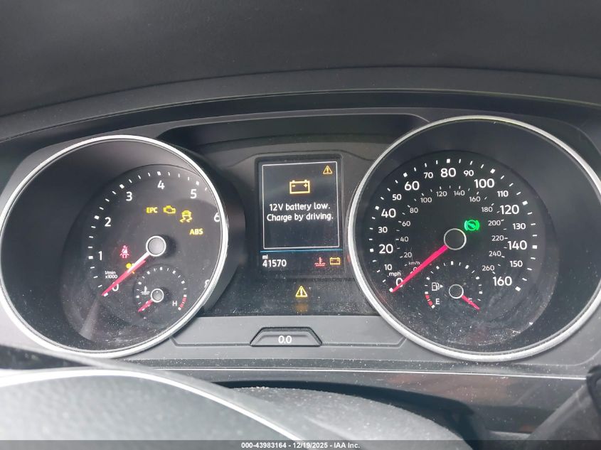 2018 Volkswagen Tiguan 2.0T S VIN: 3VV1B7AXXJM091572 Lot: 43983164