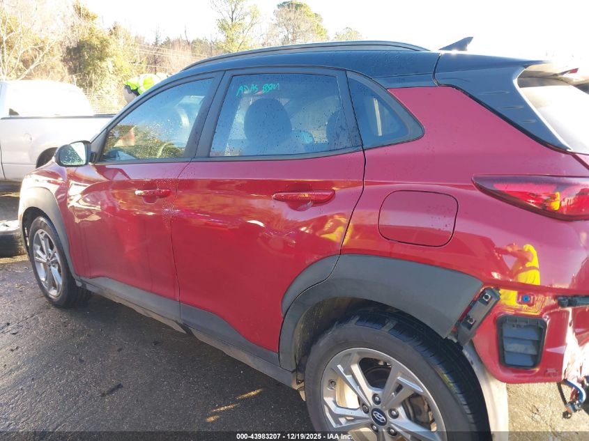 2022 Hyundai Kona Sel VIN: KM8K62AB7NU915958 Lot: 43983207