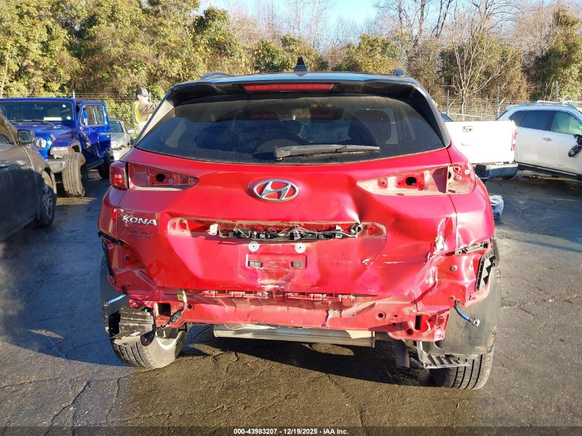 2022 Hyundai Kona Sel VIN: KM8K62AB7NU915958 Lot: 43983207