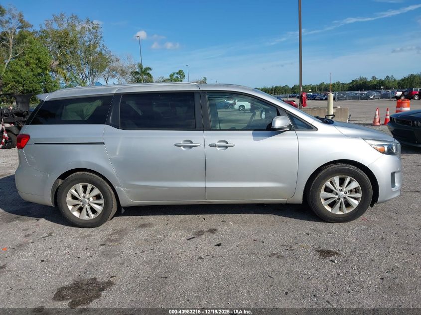 2017 Kia Sedona Lx VIN: KNDMB5C14H6312893 Lot: 43983216