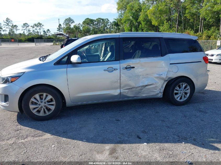 2017 Kia Sedona Lx VIN: KNDMB5C14H6312893 Lot: 43983216