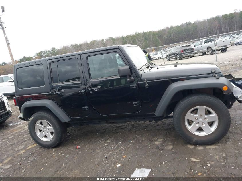 2013 Jeep Wrangler Unlimited Sport VIN: 1C4BJWDGXDL697326 Lot: 43983220