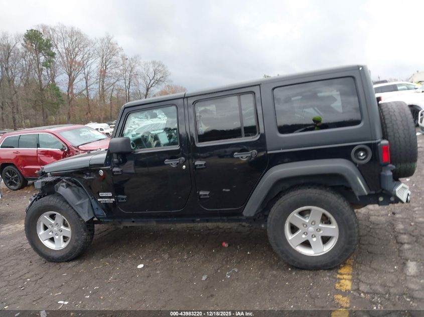 2013 Jeep Wrangler Unlimited Sport VIN: 1C4BJWDGXDL697326 Lot: 43983220