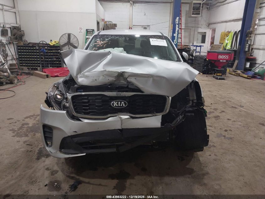 2020 Kia Sorento 3.3L Lx VIN: 5XYPG4A59LG629024 Lot: 43983222