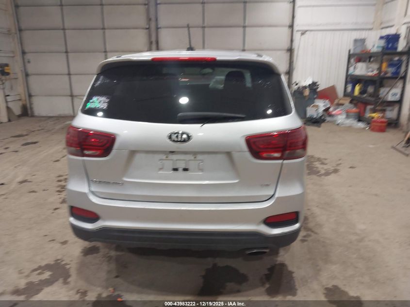 2020 Kia Sorento 3.3L Lx VIN: 5XYPG4A59LG629024 Lot: 43983222