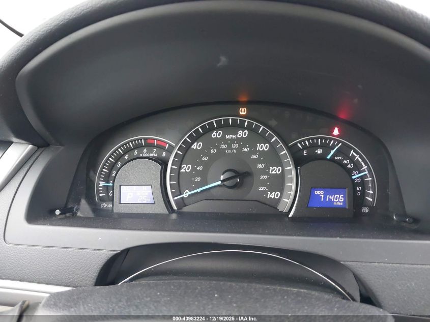 2012 Toyota Camry Le VIN: 4T1BF1FK6CU030859 Lot: 43983224