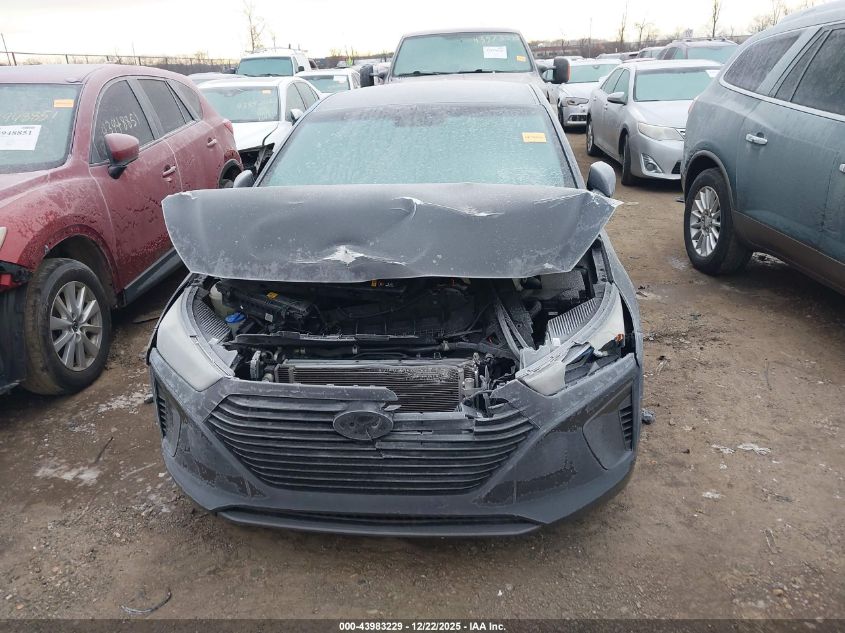 2018 Hyundai Ioniq Hybrid Blue VIN: KMHC65LC4JU074493 Lot: 43983229