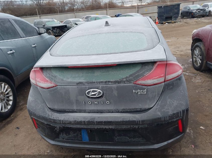 2018 Hyundai Ioniq Hybrid Blue VIN: KMHC65LC4JU074493 Lot: 43983229