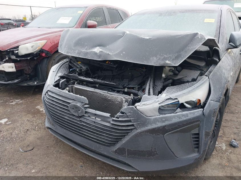 2018 Hyundai Ioniq Hybrid Blue VIN: KMHC65LC4JU074493 Lot: 43983229