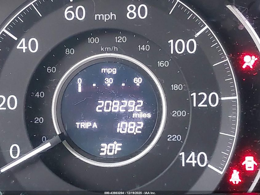 2014 Honda Cr-V Ex-L VIN: 5J6RM4H70EL009978 Lot: 43983254