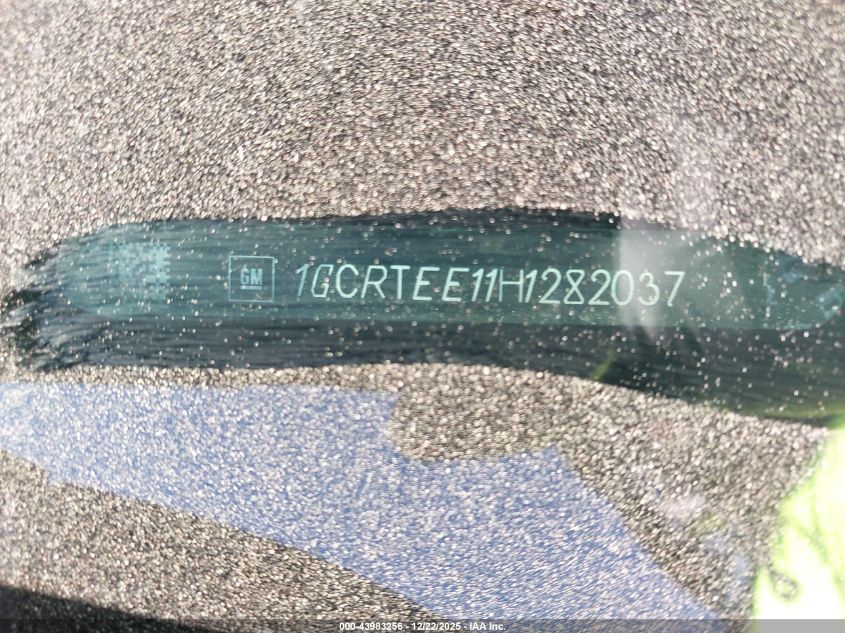 2017 Chevrolet Colorado Zr2 VIN: 1GCRTEE11H1282037 Lot: 43983256
