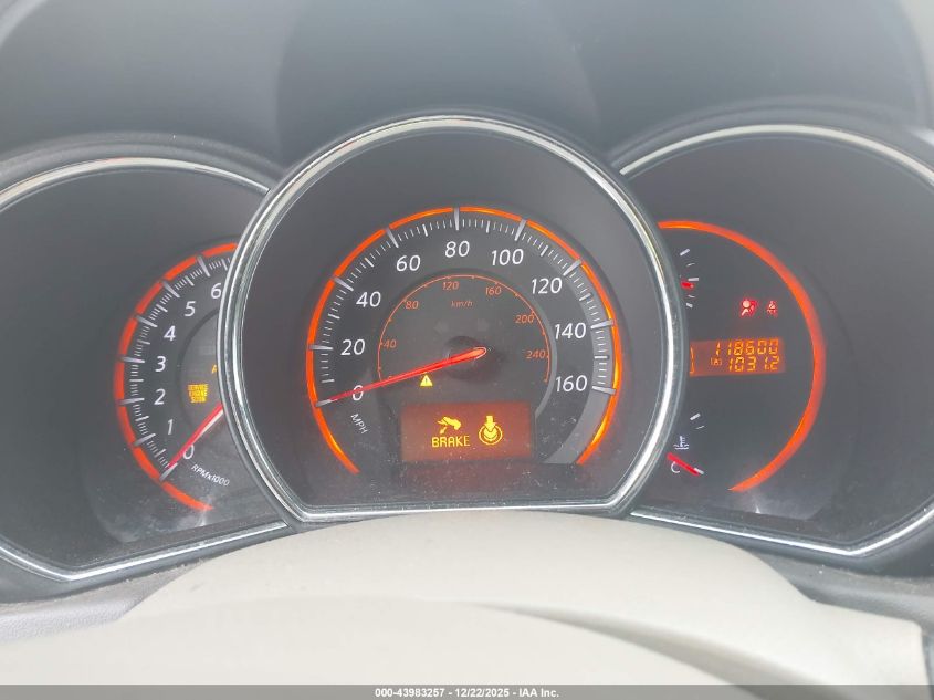 2010 Nissan Murano Sl VIN: JN8AZ1MW2AW132436 Lot: 43983257