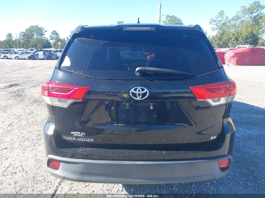 2018 Toyota Highlander Se VIN: 5TDKZRFH5JS532908 Lot: 43983281