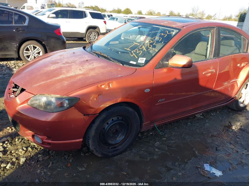 2004 Mazda Mazda3 S VIN: JM1BK323241189276 Lot: 43983332