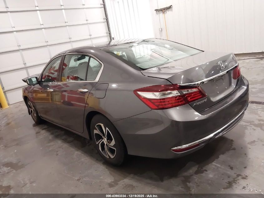 2016 Honda Accord Lx VIN: 1HGCR2F32GA210041 Lot: 43983334