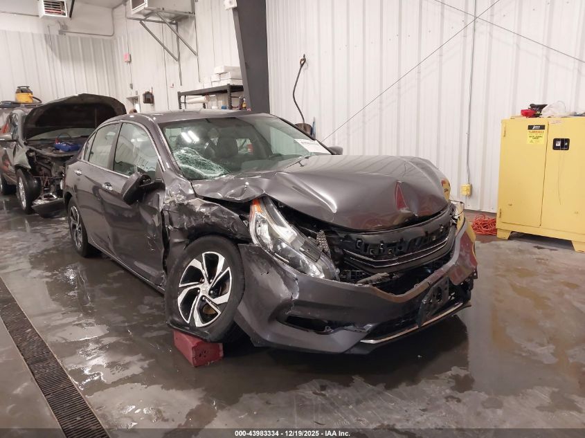 2016 Honda Accord Lx VIN: 1HGCR2F32GA210041 Lot: 43983334