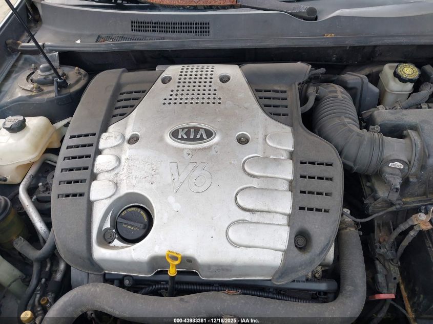 2006 Kia Optima Ex V6 (New)/Lx V6 (New) VIN: KNAGE124965044268 Lot: 43983381