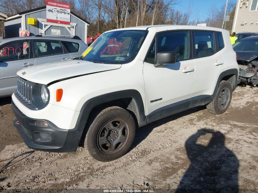 2018 Jeep Renegade Sport 4X4 VIN: ZACCJBAB0JPJ57218 Lot: 43983384