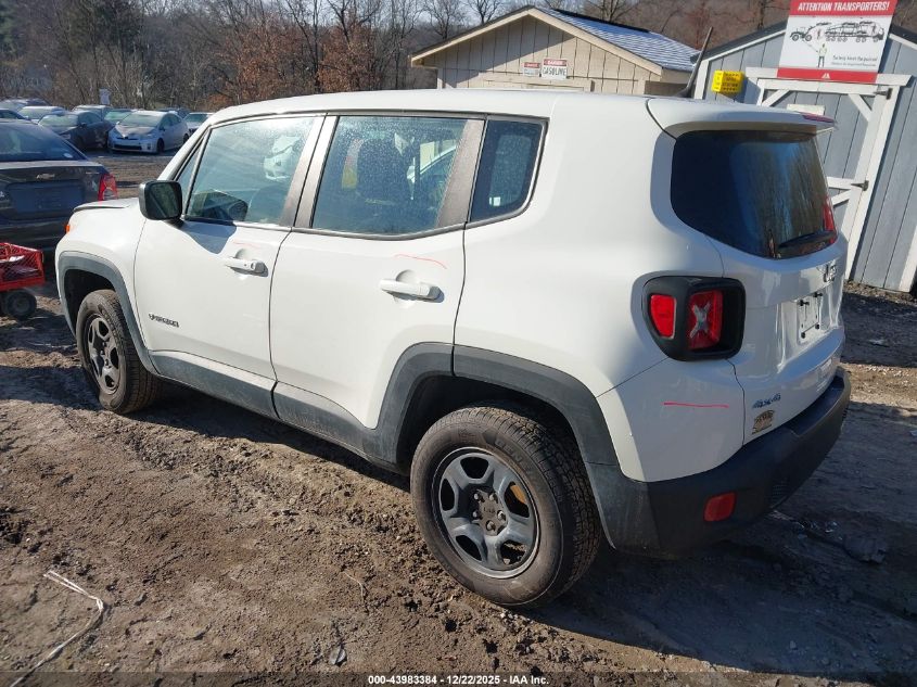 2018 Jeep Renegade Sport 4X4 VIN: ZACCJBAB0JPJ57218 Lot: 43983384