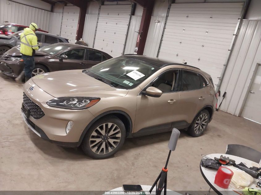 2020 Ford Escape Titanium VIN: 1FMCU9J9XLUA71735 Lot: 43983390