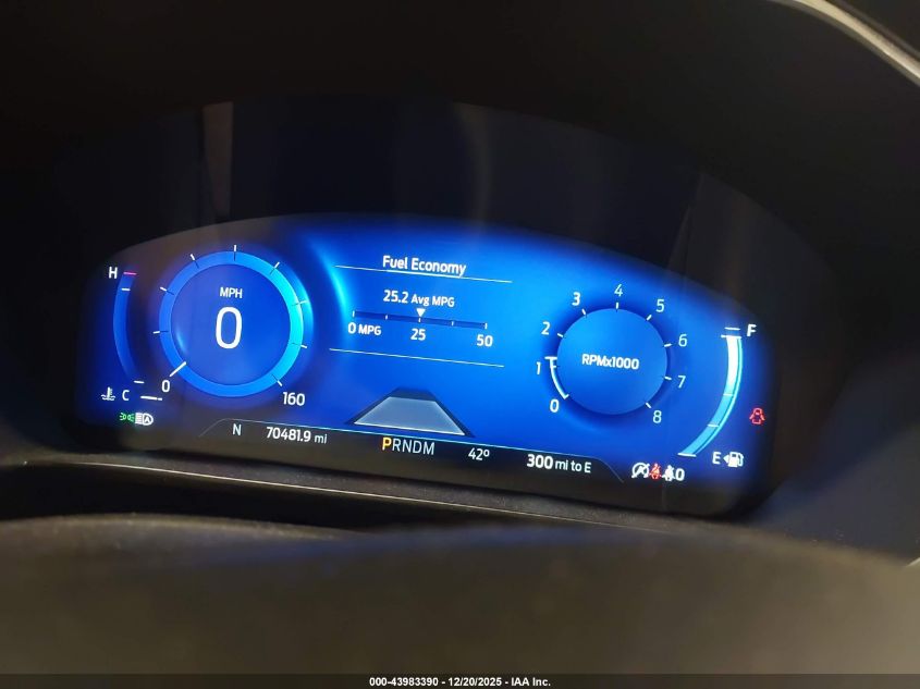 2020 Ford Escape Titanium VIN: 1FMCU9J9XLUA71735 Lot: 43983390