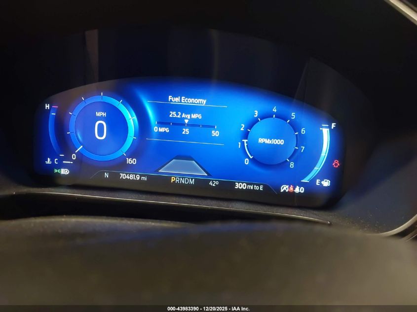 2020 Ford Escape Titanium VIN: 1FMCU9J9XLUA71735 Lot: 43983390