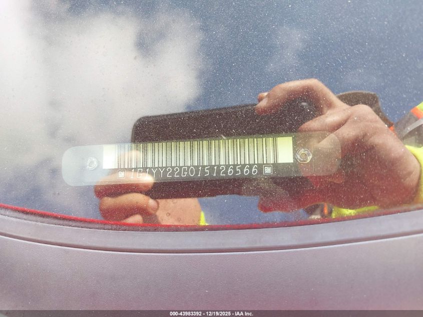 2001 Chevrolet Corvette VIN: 1G1YY22G015126566 Lot: 43983392