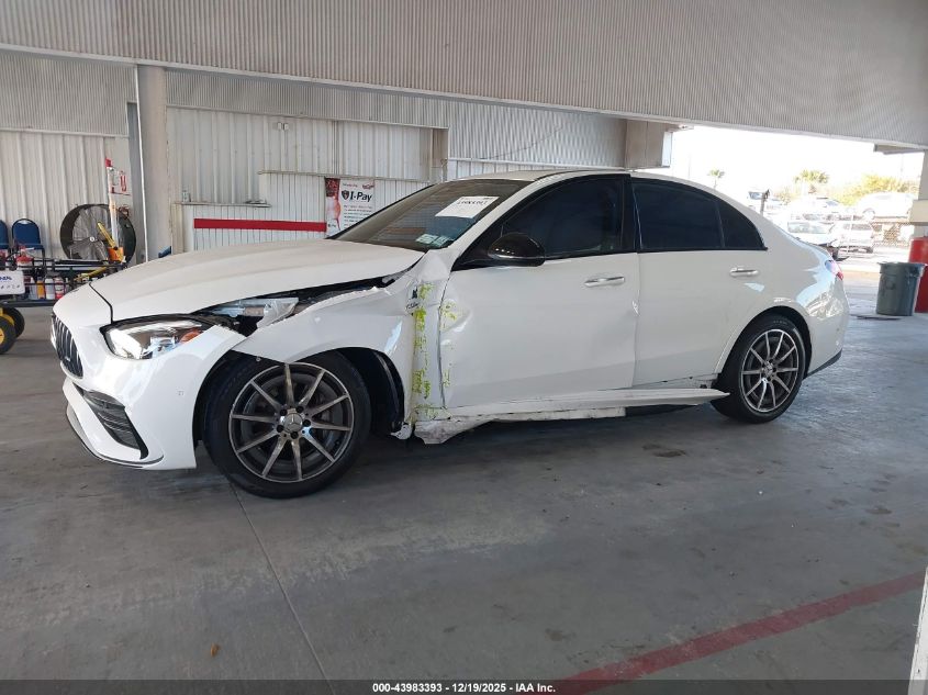 2023 Mercedes-Benz Amg C 43 4Matic VIN: W1KAF8HB3PR078260 Lot: 43983393
