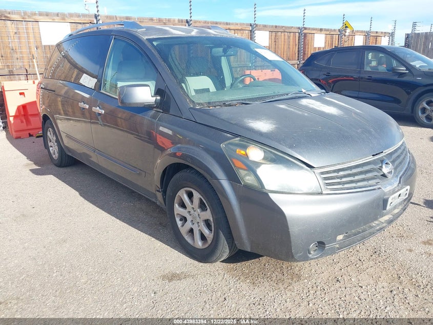 5N1BV28U37N139335 2007 Nissan Quest 3.5 Sl auction photo 1