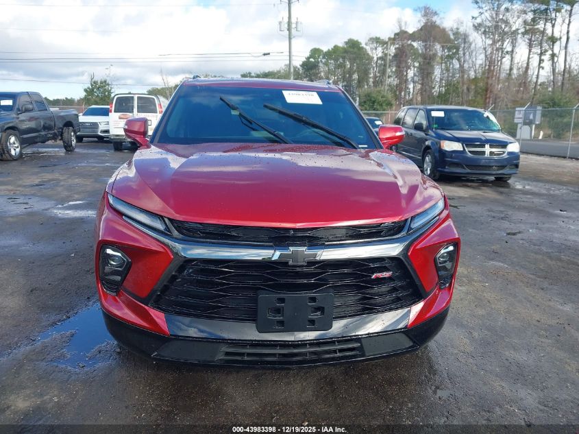 2025 Chevrolet Blazer Fwd Rs VIN: 3GNKBERS7SS113922 Lot: 43983398