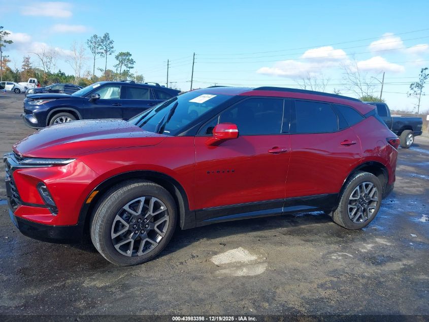 2025 Chevrolet Blazer Fwd Rs VIN: 3GNKBERS7SS113922 Lot: 43983398