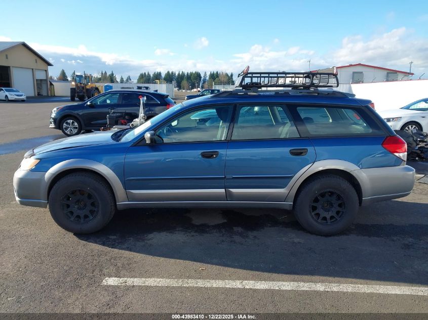 2008 Subaru Outback VIN: 4S4BP60C686326603 Lot: 43983410