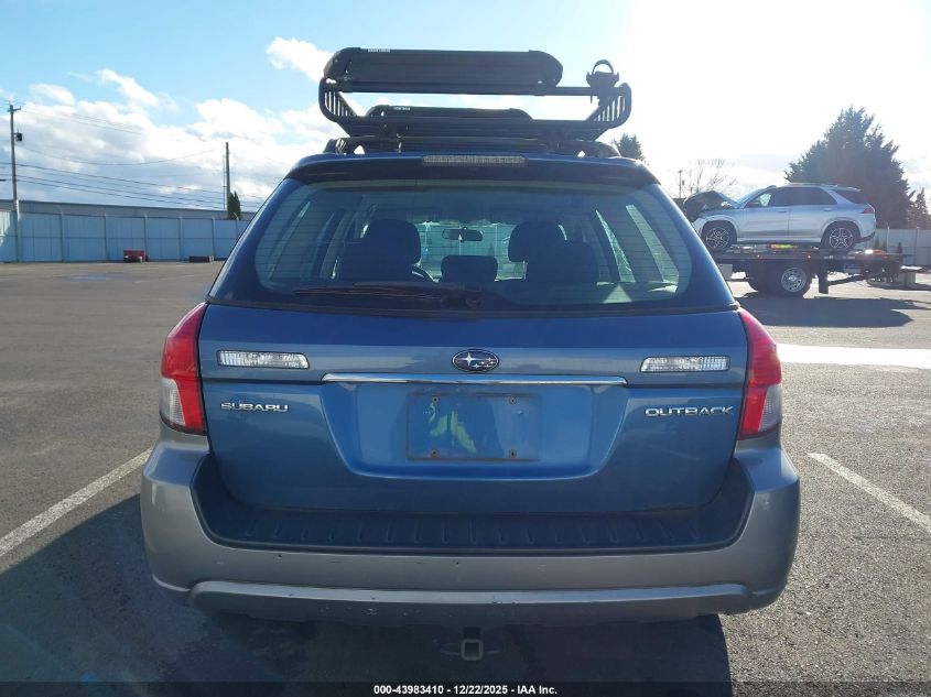 2008 Subaru Outback VIN: 4S4BP60C686326603 Lot: 43983410