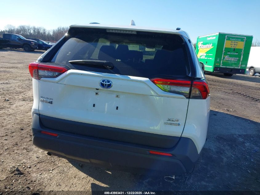 2022 Toyota Rav4 Hybrid Xle VIN: JTMRWRFV1ND159042 Lot: 43983431