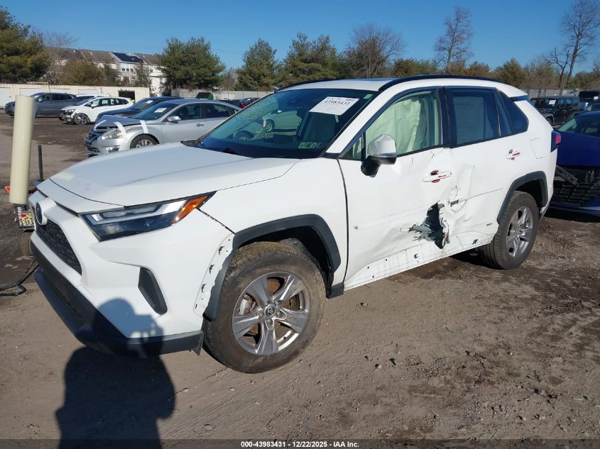 2022 Toyota Rav4 Hybrid Xle VIN: JTMRWRFV1ND159042 Lot: 43983431