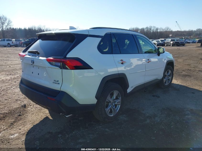 2022 Toyota Rav4 Hybrid Xle VIN: JTMRWRFV1ND159042 Lot: 43983431