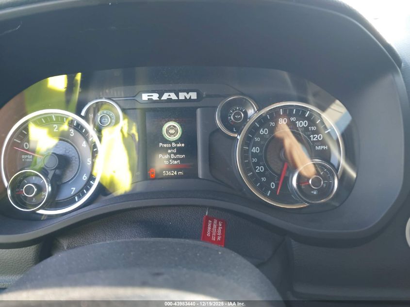 2021 Ram 1500 Big Horn 4X2 6'4 Box VIN: 1C6RREBT8MN712824 Lot: 43983440