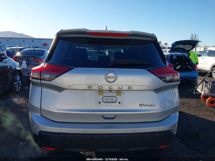 2024 Nissan Rogue Sv Intelligent Awd VIN: JN8BT3BB5RW435756 Lot: 43983448