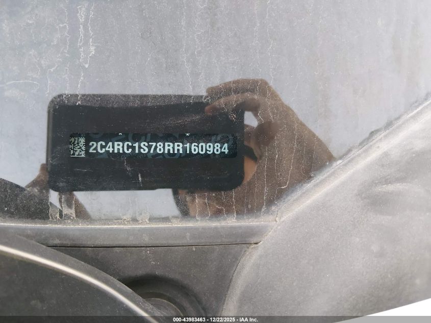 2024 Chrysler Pacifica Hybrid S Appearance Pkg VIN: 2C4RC1S78RR160984 Lot: 43983463