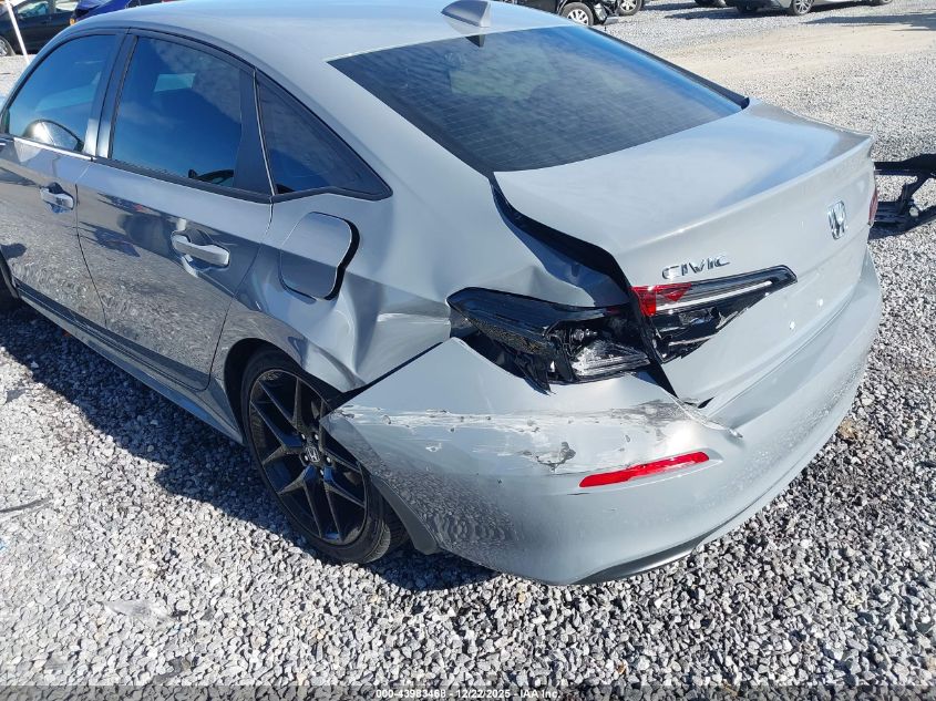 2025 Honda Civic Sport VIN: 2HGFE2F55SH568979 Lot: 43983468