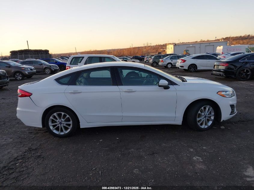 2020 Ford Fusion Hybrid Se VIN: 3FA6P0LU8LR183176 Lot: 43983473