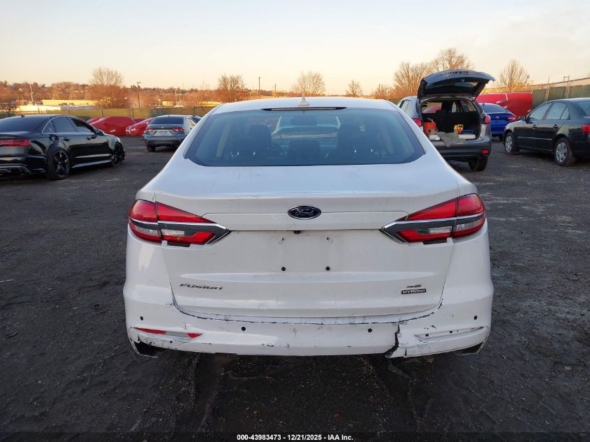 2020 Ford Fusion Hybrid Se VIN: 3FA6P0LU8LR183176 Lot: 43983473